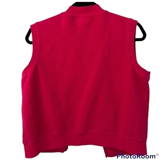 calvin Klein Jeans neon pink vest sweater, pockets, M - Picture 2 of 10